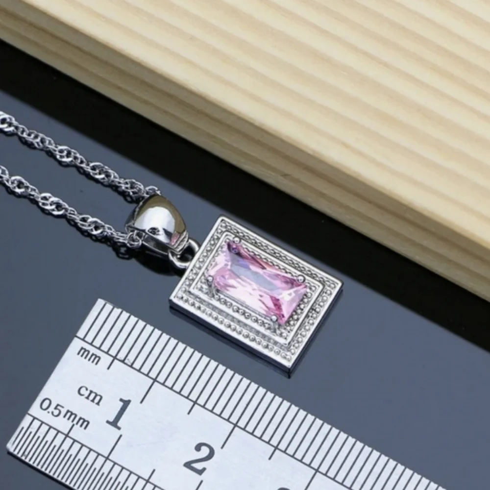 Sterling Silver Wedding Jewelry Set forWomen,Bridal,925STAMPED,any Occasion Gift - Picture 5 of 5